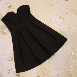 EUC Windsor Small Fit & Flare Black Mini Dress